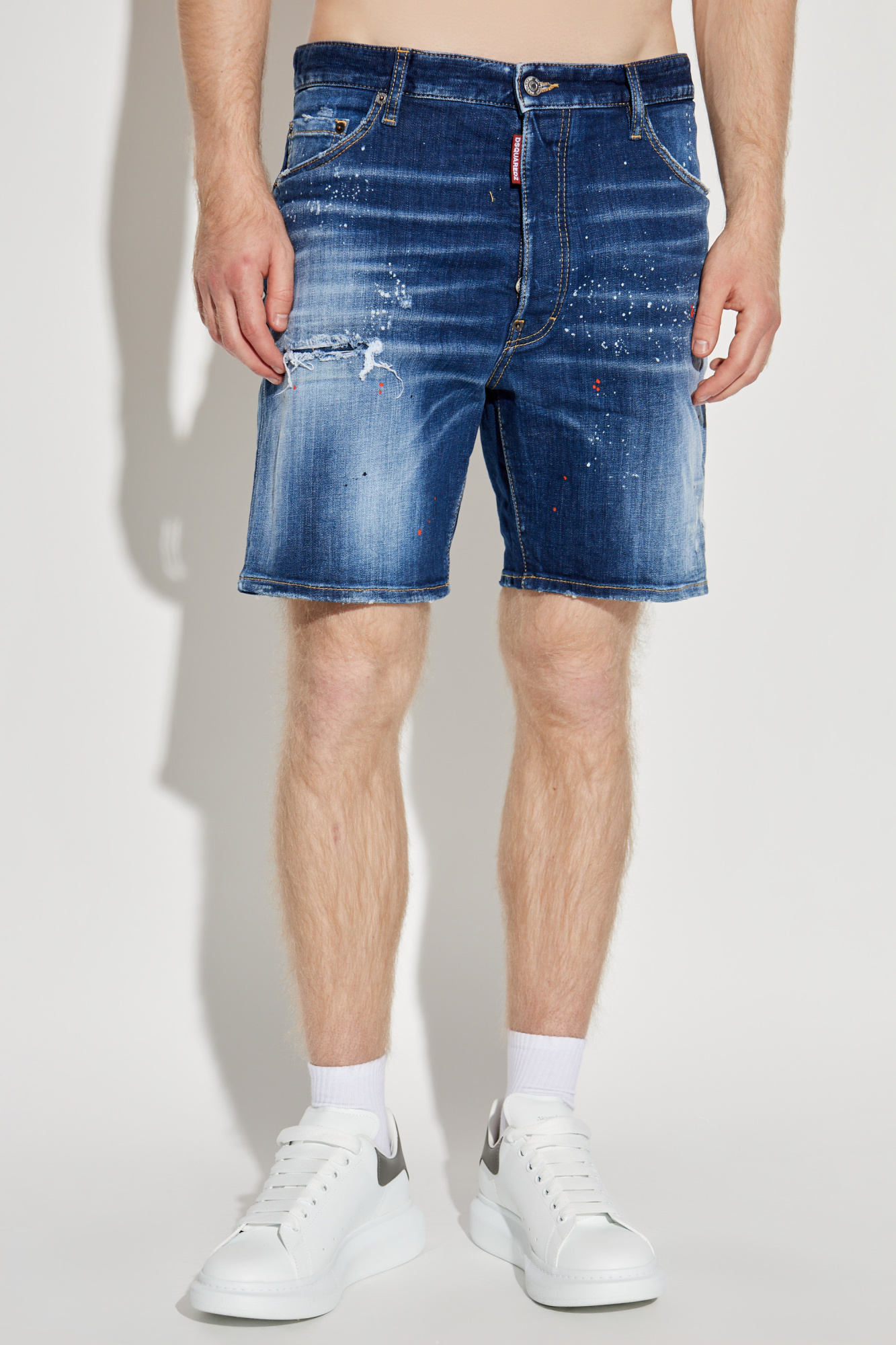 【DSQUARED2】Vintage Marine Denim Shorts デニムショーツ DSQUARED2 Vintage Marine Denim Shorts Blue - Clothing from